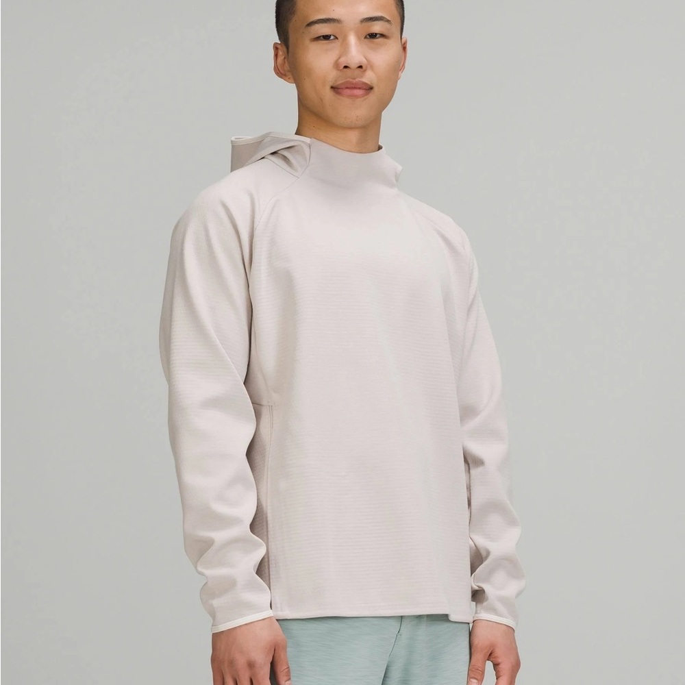LULULEMON GridLiner Fleece Hoodie Medium | Heathered Dove Grey